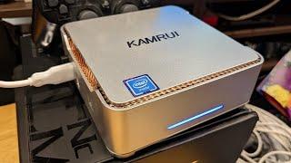 KAMRUI Mini PC 16G RAM LPDDR4/512GB SSD New Intel 11th Celeron N5105 Processor, Quad Core Desktop