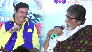 Amitabh Bachchan Makes FUN Of Shatrughan Sinha In Public. Says Shatru was never on time :)