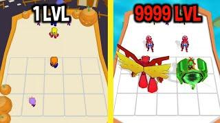 MAX LEVEL in Merge Super: Hedgehog Fight Game