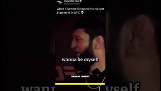 Khamzat is Cold  #ufc #mma #khamzatchimaev #unsocialmindset