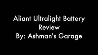 Aliant Ultralight Weight Battery Review 09-14 Yamaha R1