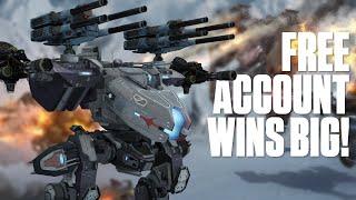 Baby Account Wins BIG in Black Market Opening! War Robots Black Market Opening (Part 1)