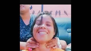NECK FETISH Hot massage neck front Adam Apple my wife