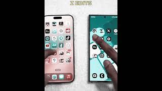 Both phones  || s24 ultra vs apple 16 #samsung #iphone