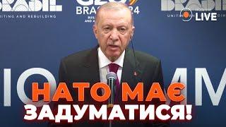 ️ СРОЧНО! ЭРДОГАН ШОКИРОВАЛ заявлением про Украину и Россию! Это надо услышать! Новини.LIVE