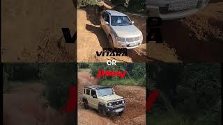 Extreme Offroad Comparison Jimny vs Vitara  #suzuki4x4offroad #offroad #grandvitara #jimny