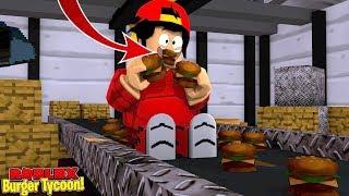 ROBLOX - *NEW* THE BURGER FACTORY TYCOON