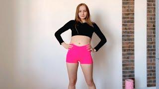 [4K] Girl Morning Routines Yoga | Beautiful Girl Yoga | Bikini Yoga