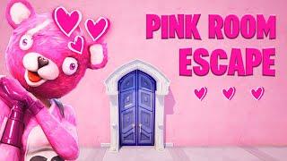 Pink escape room (All levels) Fortnite