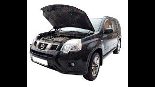 Установка газового упора капота Nissan X-Trail T31