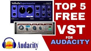 Top 5 Free Vst For Audacity | Best Free Vst Plugin | #audacitytutorial #zingart