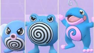 Evolving Shiny Poliwag in Pokemon Go - Shiny Poliwhirl & Shiny Politoed