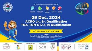 Gymnastics Mela -29th Dec - 2024 .Acro Jr., Sr. Qualification TRA-Tum U12 & 14 Qualification part -2