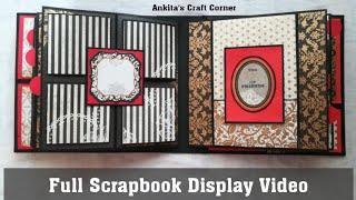 Anniversary Scrapbook Display | Scrapbook Ideas | gift for special ones