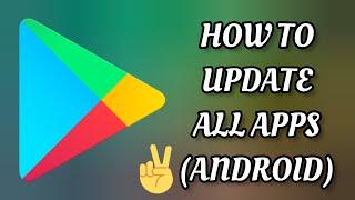 How To Update All Apps On Android || TECH SOLUTIONS BAR