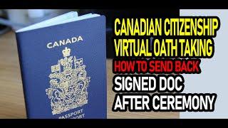 Canadian Virtual Oath Taking | Permanent Resident to Canadian Citizen