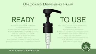 How to Open (unlock) a Dispensing Pump