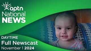 APTN National News: November 1, 2024