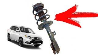 Replacing the front shock absorbers, springs and bearings on the Mitsubishi Outlander GF