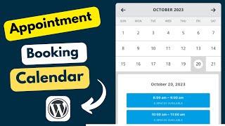 Appointment Booking Calendar for WordPress