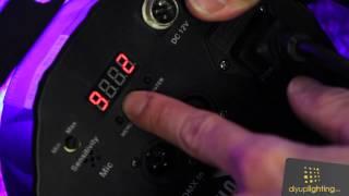 Setting a Custom Color on the Chauvet Slim Par 56 LED Light