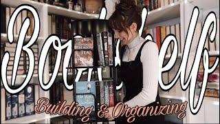 A Rotating Bookshelf !?! | Building & Organizing my New Bookshelf