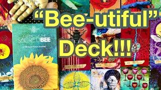 Unboxing and Walkthrough:  Journey of The Sacred Bee Tarot by Kelly Burton!