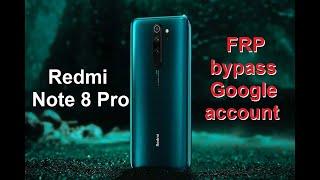 Xiaomi Redmi Note 8 pro Google Account Frp Bypass By Dft Pro