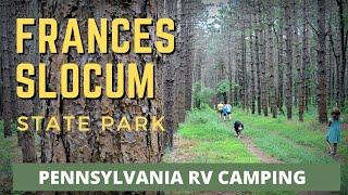 FRANCES SLOCUM STATE PARK // RV Camping // Hiking the Larch Trail