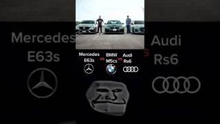 High-Performance Sedan Comparison: MercedesE63s vs BMW M5cs vs Audi Rs6