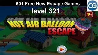 [Walkthrough] 501 Free New Escape Games level 321 - Hot air balloon escape - Complete Game