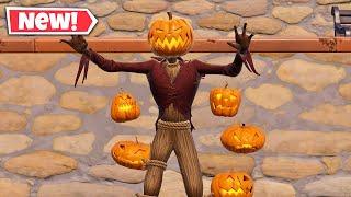 NEW PUMPKIN KING Skin Gameplay In Fortnite! (THE NIGHTMARE BEFORE CHRISTMAS)