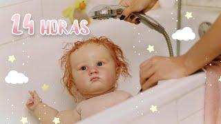 ⏰24H ROUTINE with REBORN BABY Charlotte by Laura Lee / WALK AND BATH  || Ada Sweet