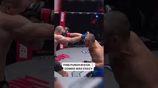 This punch and kick combo by Magomed Magomedkerimov | 2024 PFL Playoffs