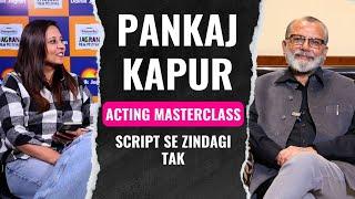 "Pankaj Kapur on Acting, Script Choices, & Life Lessons | Exclusive Interview at JFF"