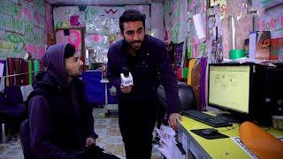 Car sticker designer in Baraki, Hafiz Amiri reports / مهدی، طراح برچسب موتر در برکی
