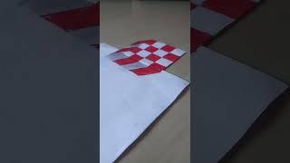 3d trick art on paper floating chess