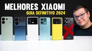 OS MELHORES! 3 celulares da XIAOMI para COMPRAR hoje! 2024