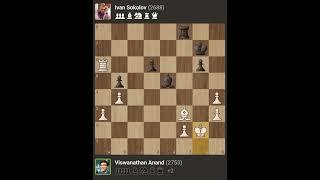Viswanathan Anand vs. Ivan Sokolov | Eurotel World Chess Trophy | Prague (Czech Republic) 2002