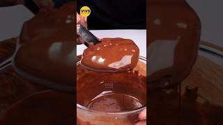 Viral Chocolate Strawberry Yogurt bites are amazing! #asmr #shorts #vivscooking