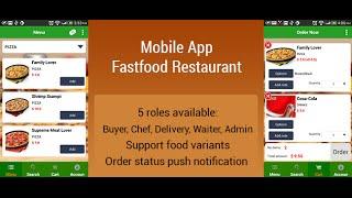 Restaurant Fastfood Android App Source Code For Sale - sellmyapp.com