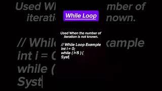 For vs While Loops in Java | Quick Comparison