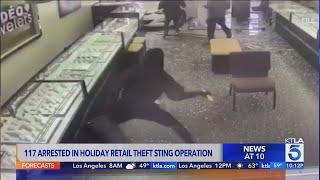 More than 100 arrested in retail theft operation in California