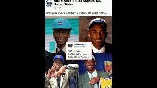 The charlotte hornets fumbled kobe and shai too both LA teams#charlottehornets #kobe #nbamemes #nba