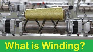 What is Winding? Objective and Requirement of Winding Process.