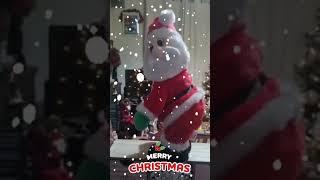 Dancing santa claus, happy Christmas