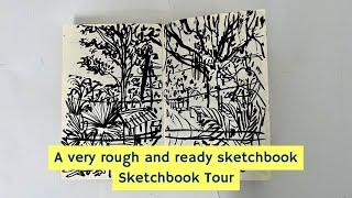 Sketchbook Tour : A very rough and loose sketchbook, lots of quick sketches