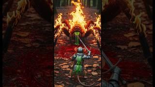 Mouse Knight vs. Giant Spider!  EPIC Magic Battle & Cleanse! #shorts