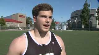 Miles Burris preps for the NFL
