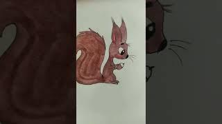 Белка рисунок